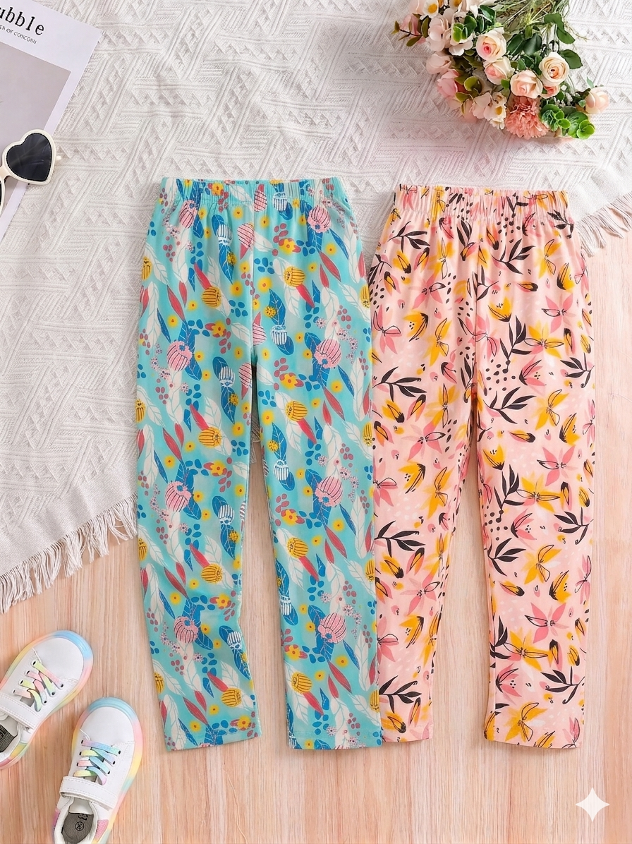 Girls Dailywear Pant - Pack of 2