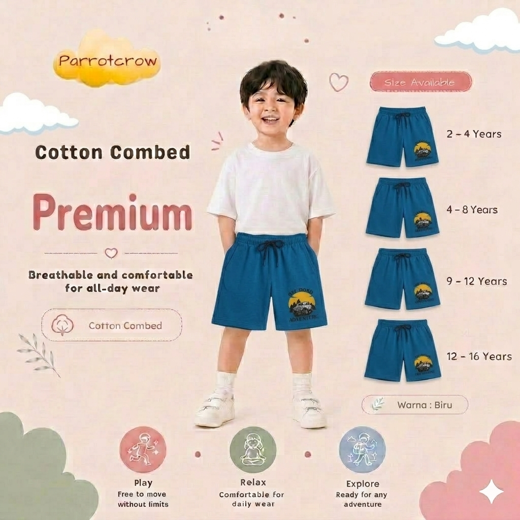 Boys Shorts - menu