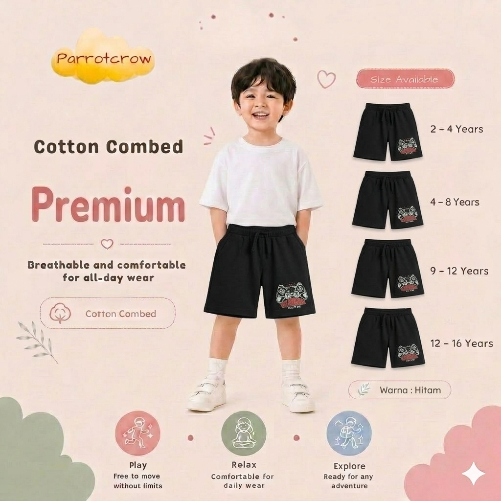 Boys Shorts - menu
