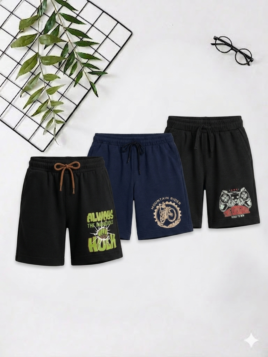 Boys Shorts - Pack of 3