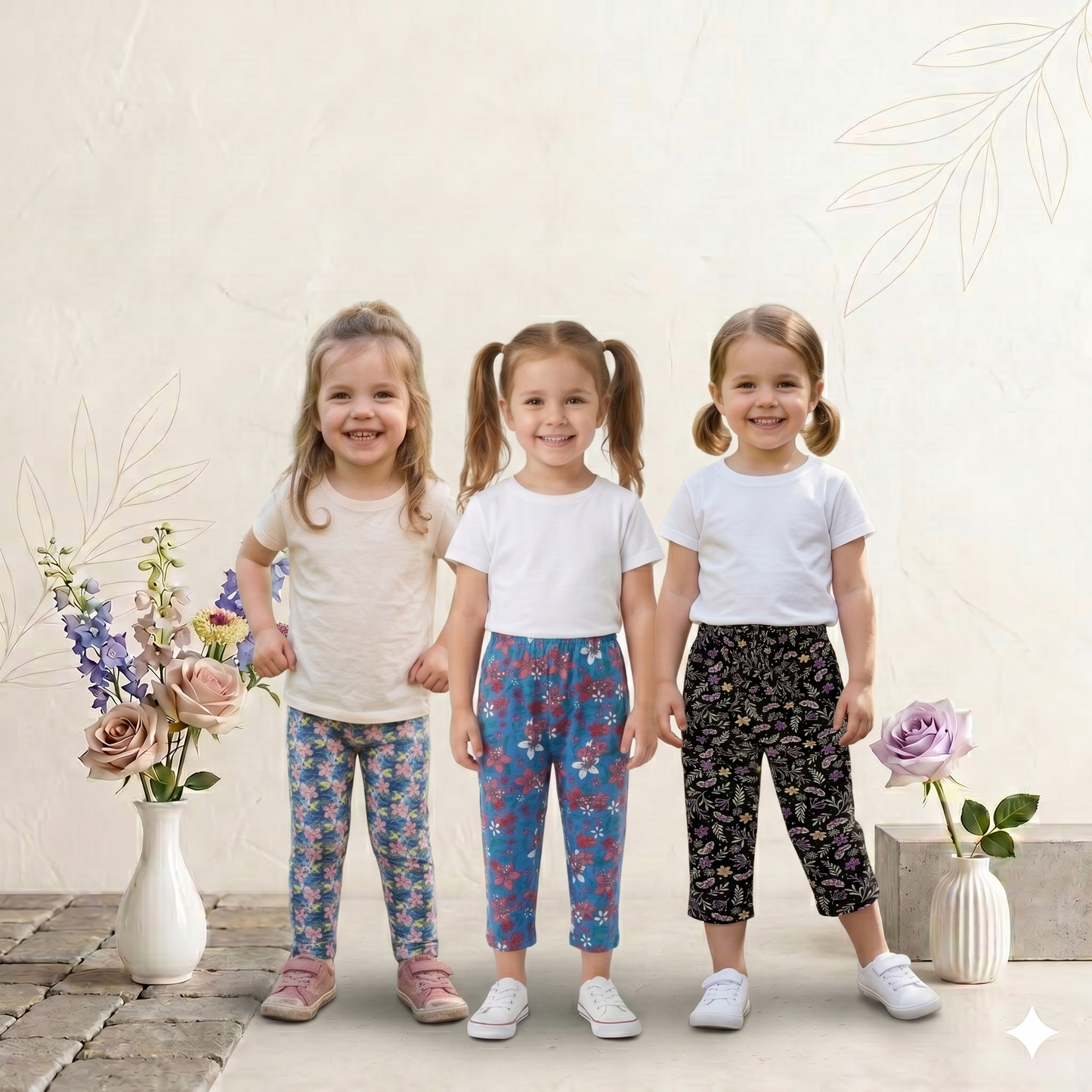 Girls Dailywear Pant (Pack 3)