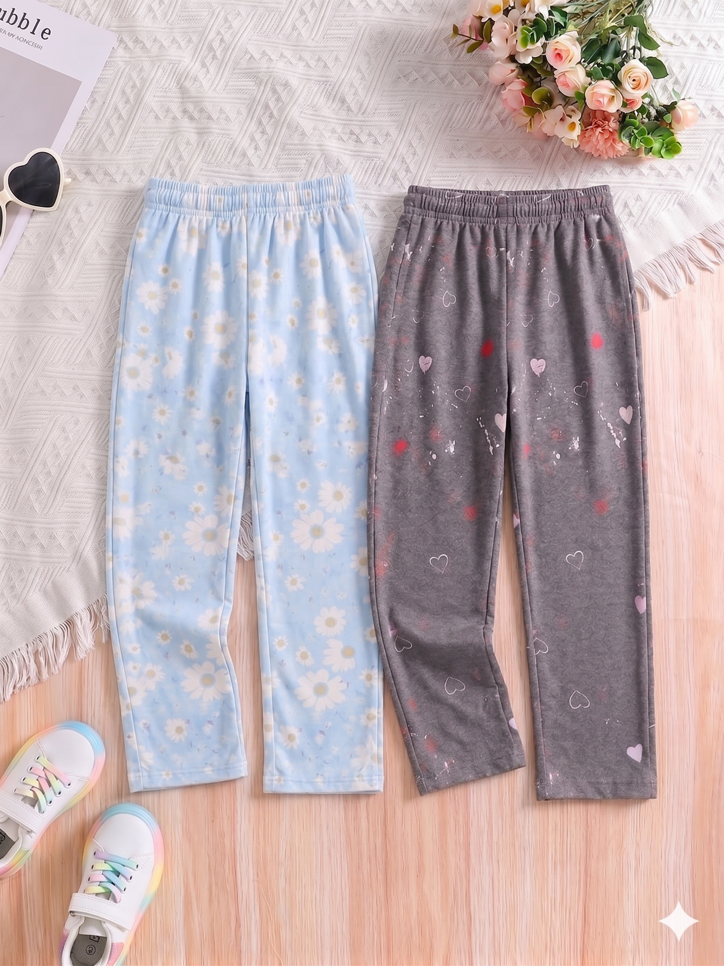 Girls Joggers - Pack of 2
