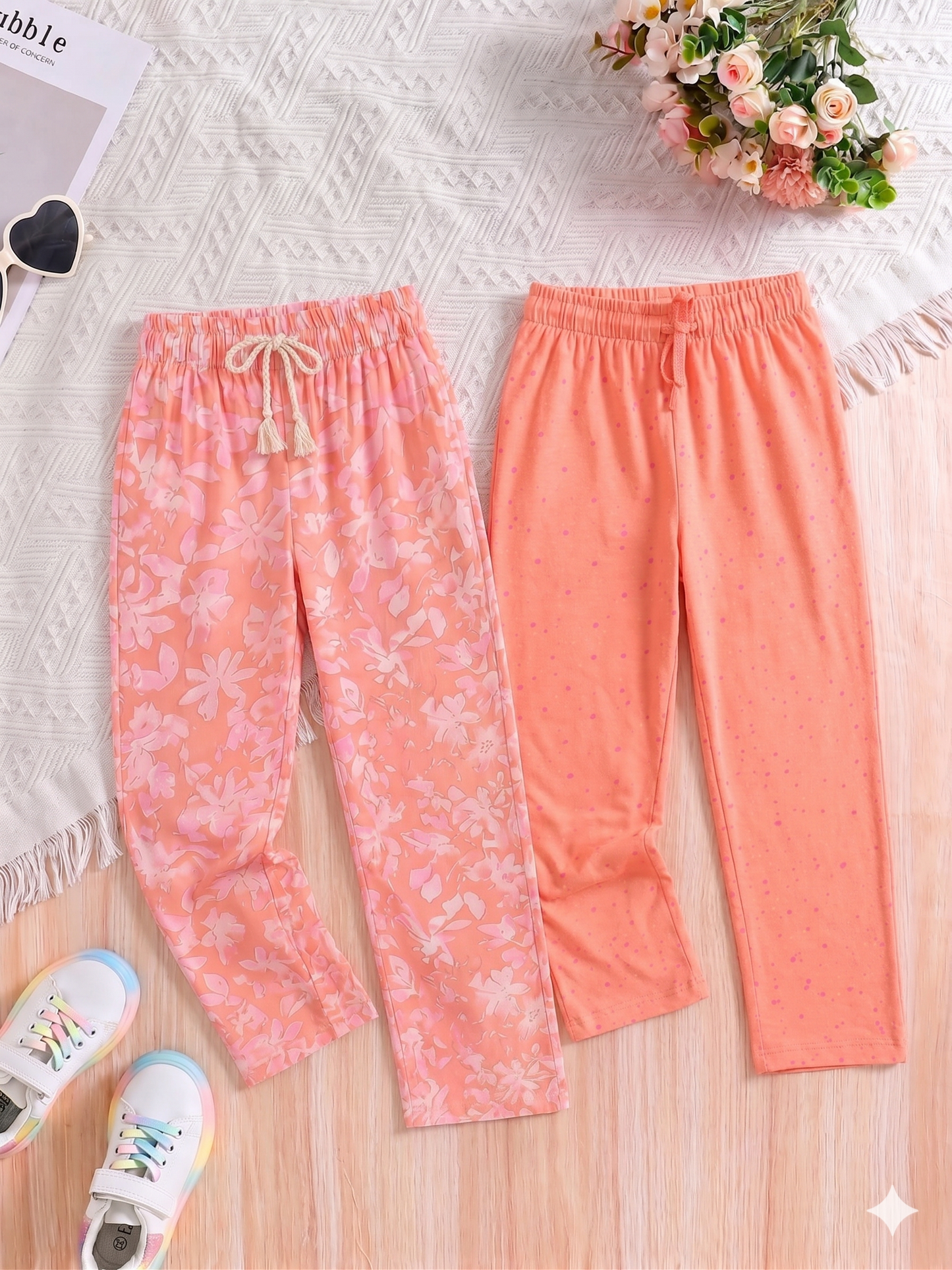 Girls Joggers - Pack of 2