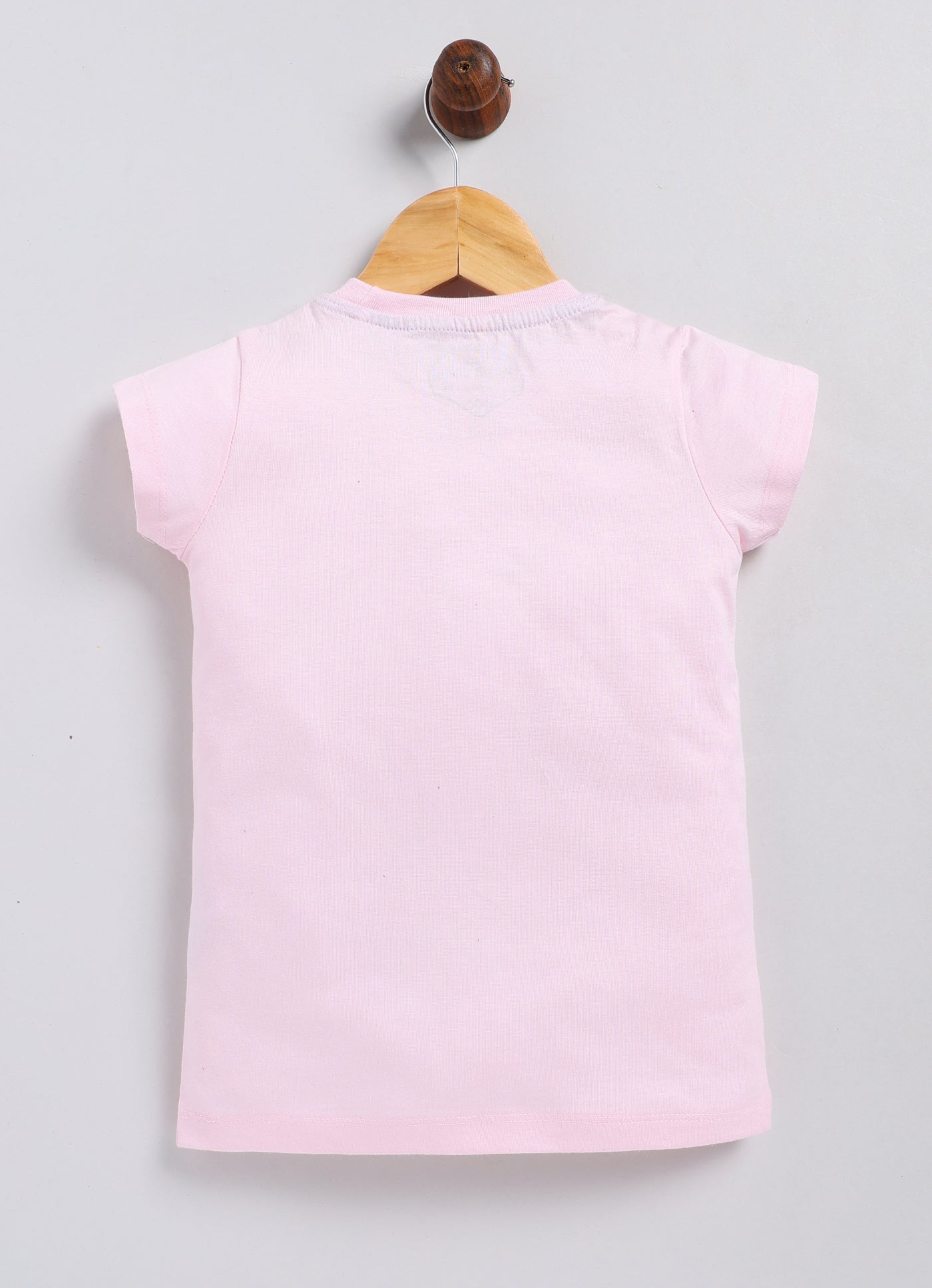 It’s a party Print Cotton T-Shirt for Girls - Pink