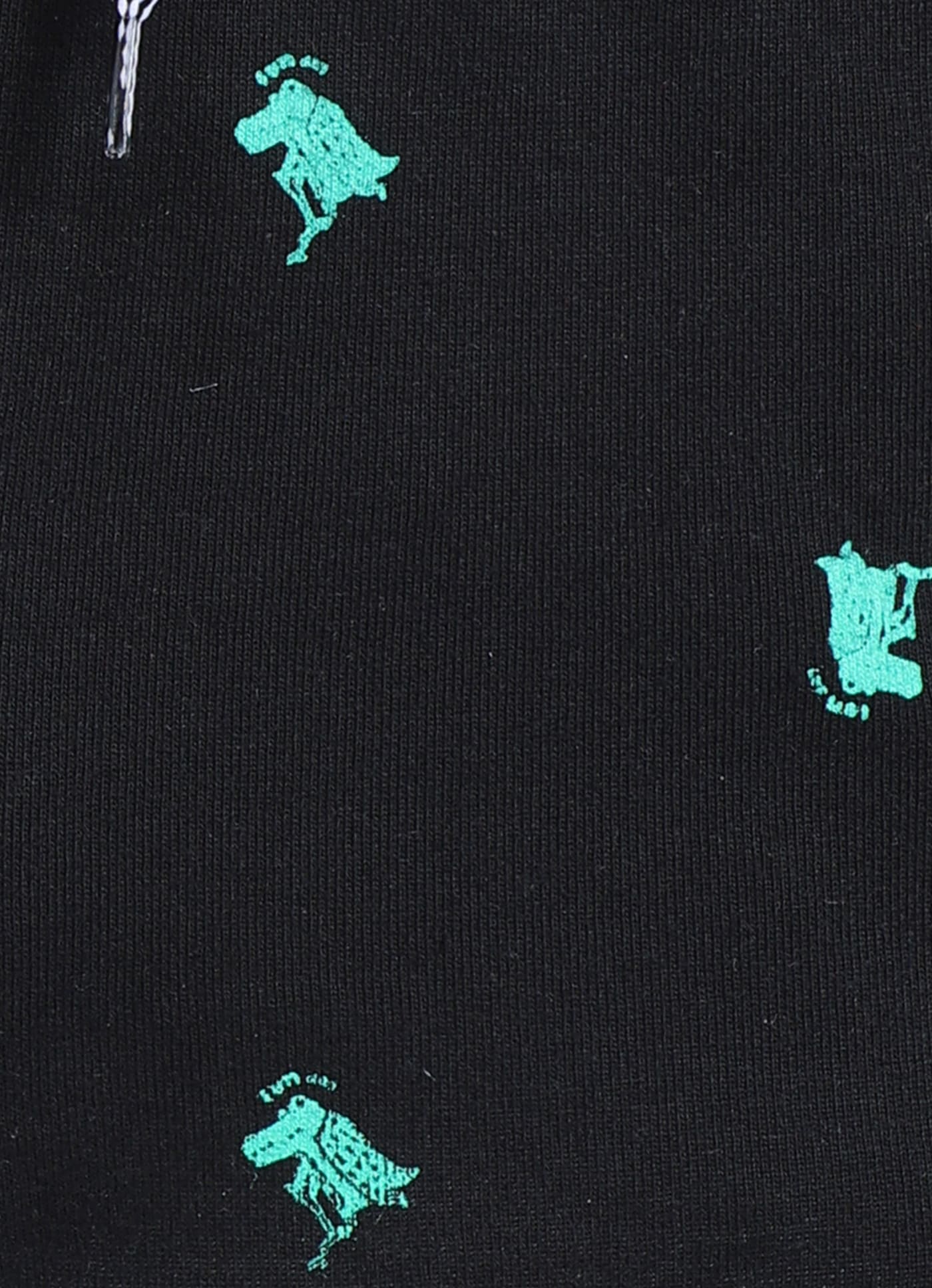 Black - Cotton Boys Shorts - ParrotCrow
