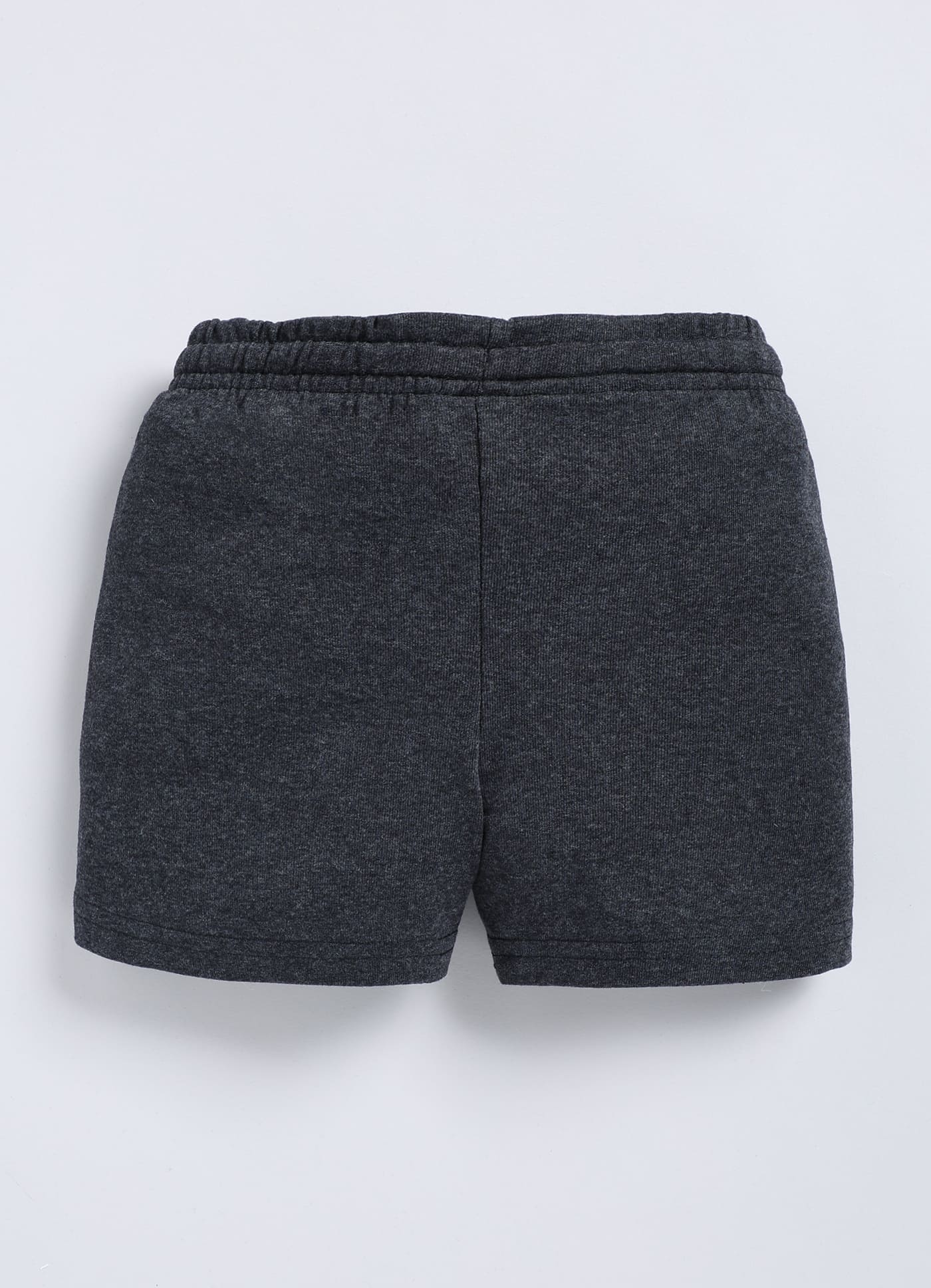 Black Melange Cotton Shorts for Boys – Soft & Comfortable - ParrotCrow