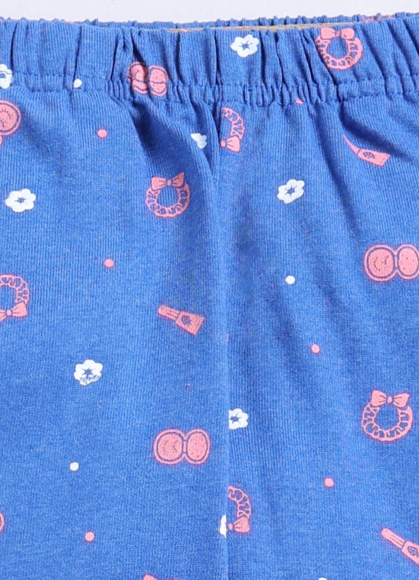 Blue Cotton Pyjama Pants for Girls - ParrotCrow