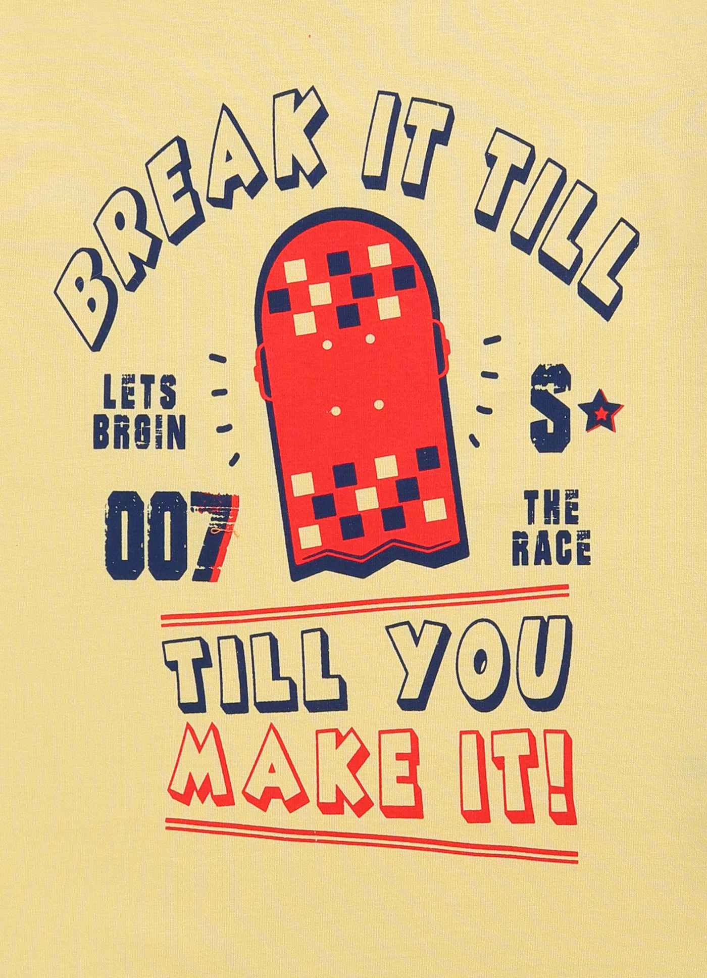 Break it till you make it cotton t-shirt for boys - ParrotCrow