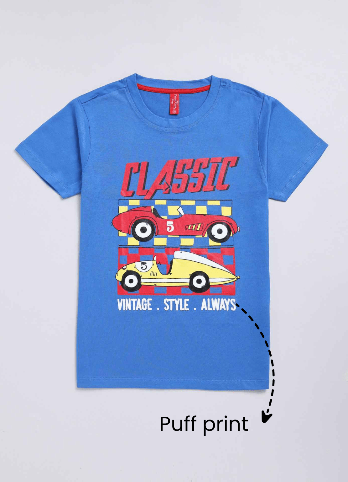 Classic cotton t-shirt for boys - ParrotCrow