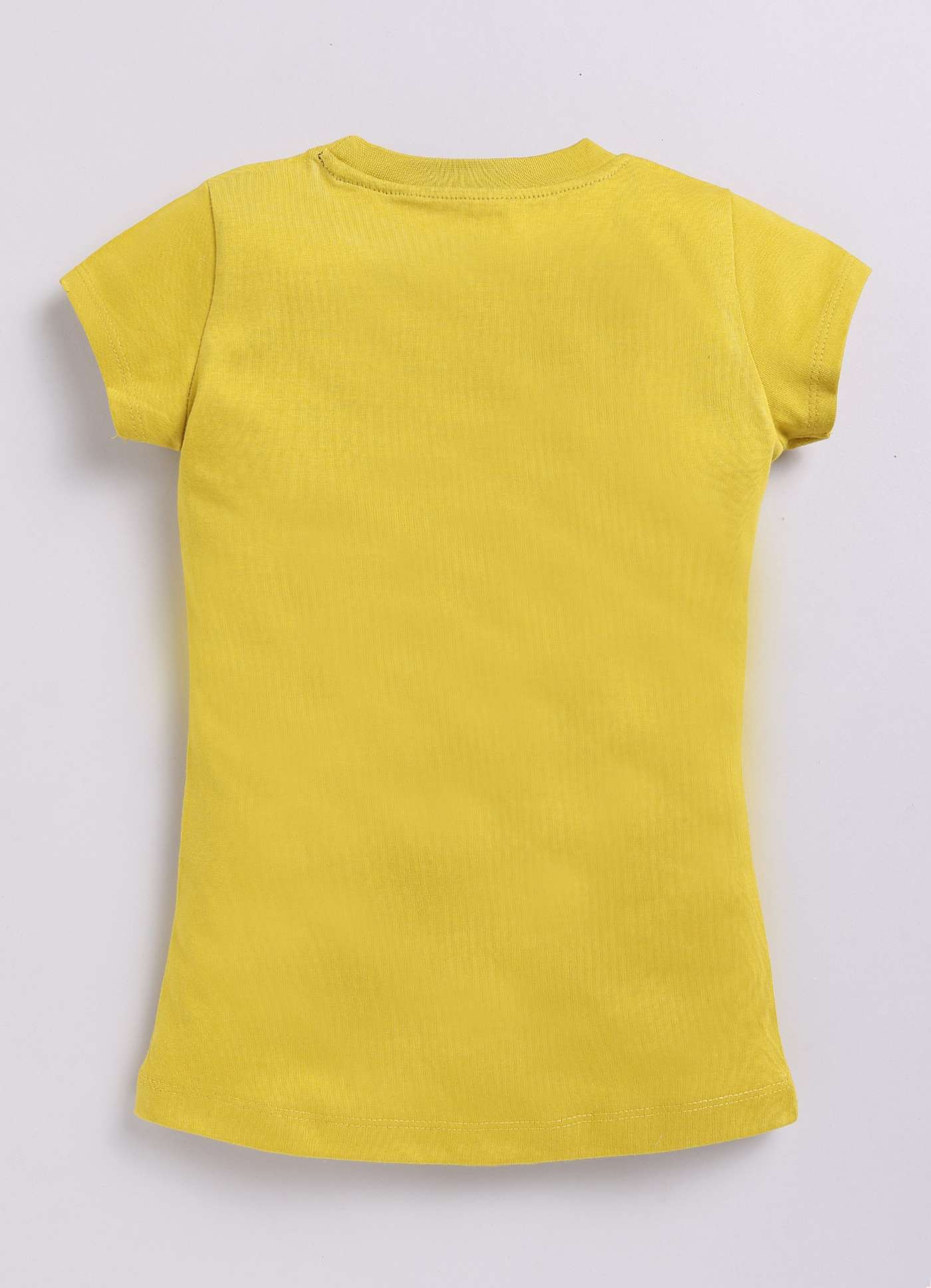 Daddy's Little Girl Text Printed Cotton T-Shirt for Girls - ParrotCrow