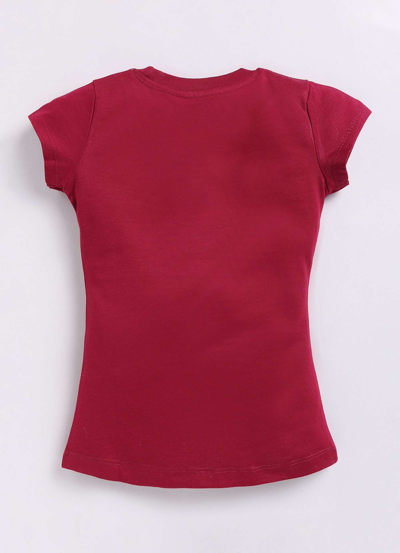 Daddy's Little Girl Text Printed Cotton T-Shirt for Girls - ParrotCrow