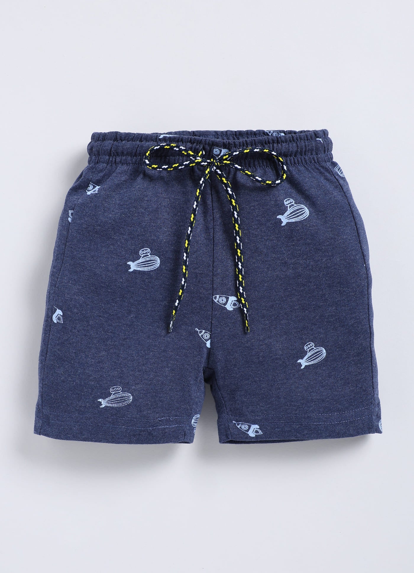 Denim Blue Cotton Shorts for Boys – Soft & Comfortable - ParrotCrow