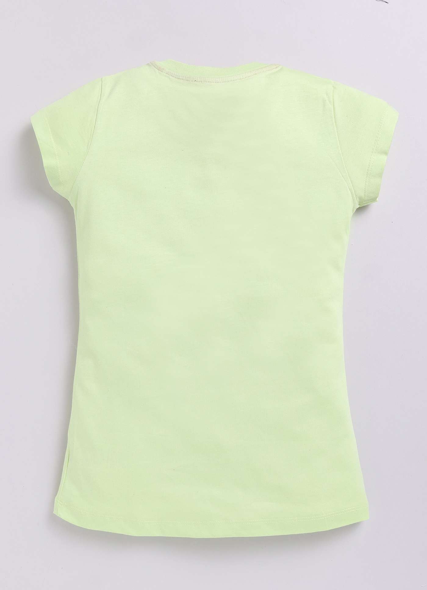 Grow Together Theme Printed Cotton T-Shirt for Girls - ParrotCrow