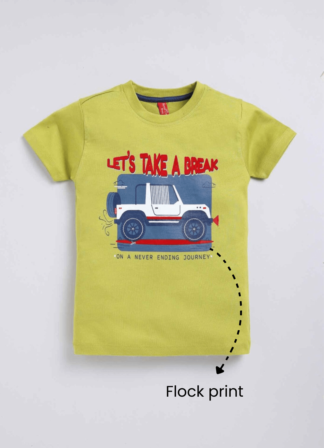 Let’s take a break cotton t-shirt for boys - ParrotCrow