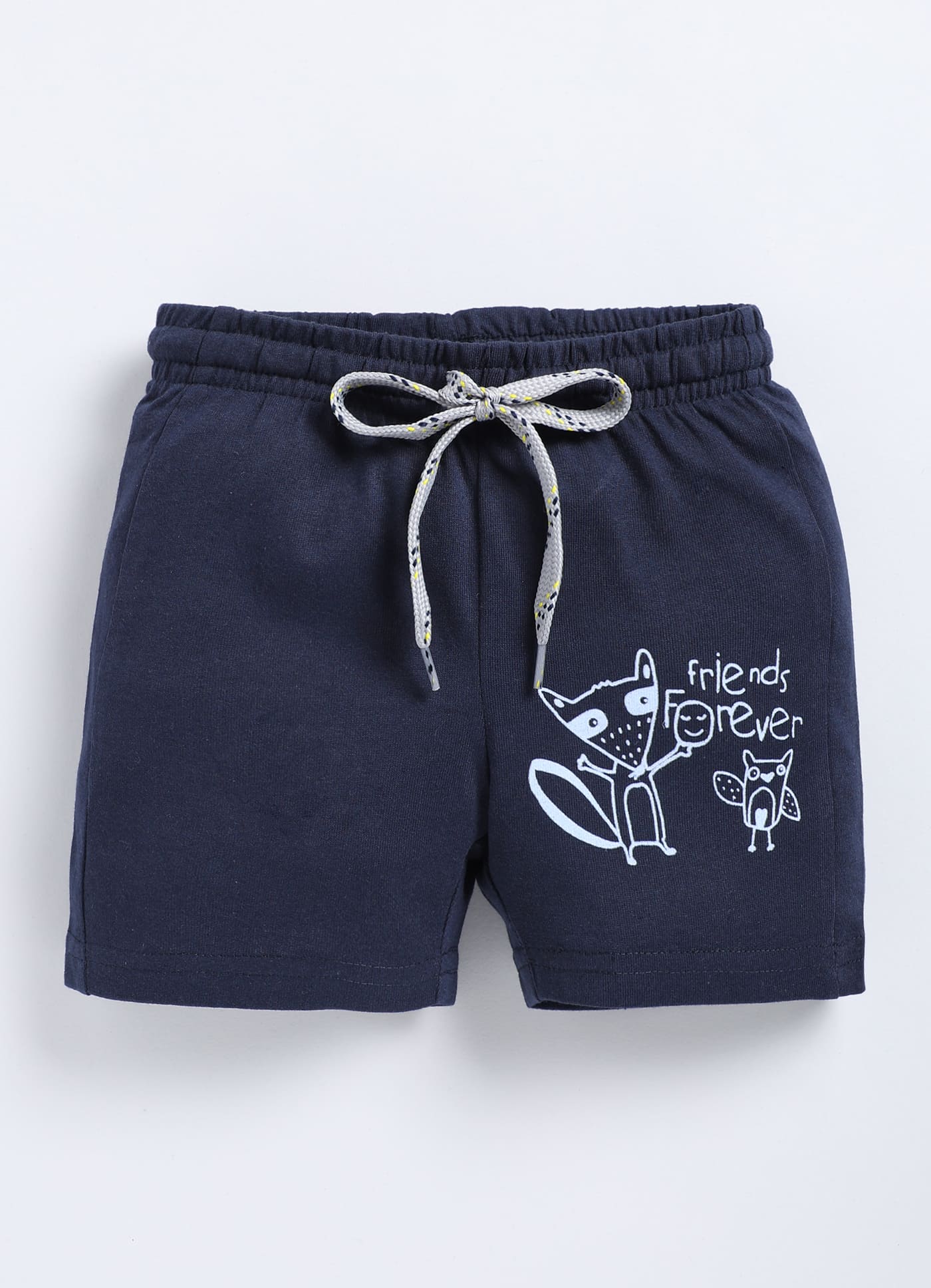 Navy Cotton Shorts for Boys – Soft & Comfortable - ParrotCrow