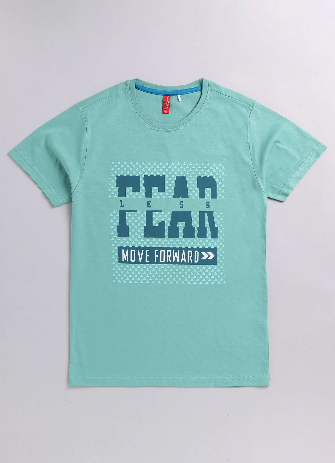 No fear print cotton t-shirt for boys - ParrotCrow