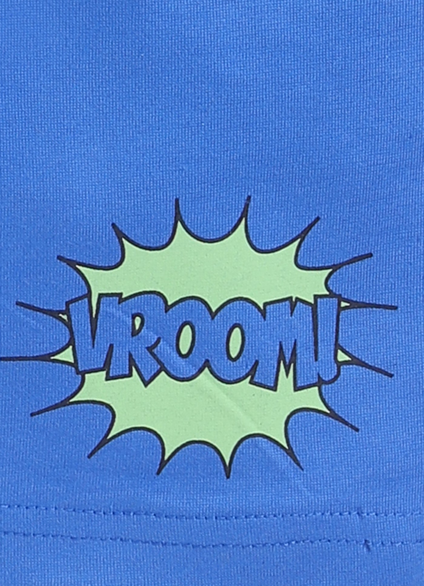 Parrot Crow Boys Green Vehicle Print T-Shirt & Blue Shorts Combo – “Vroom” Edition - ParrotCrow