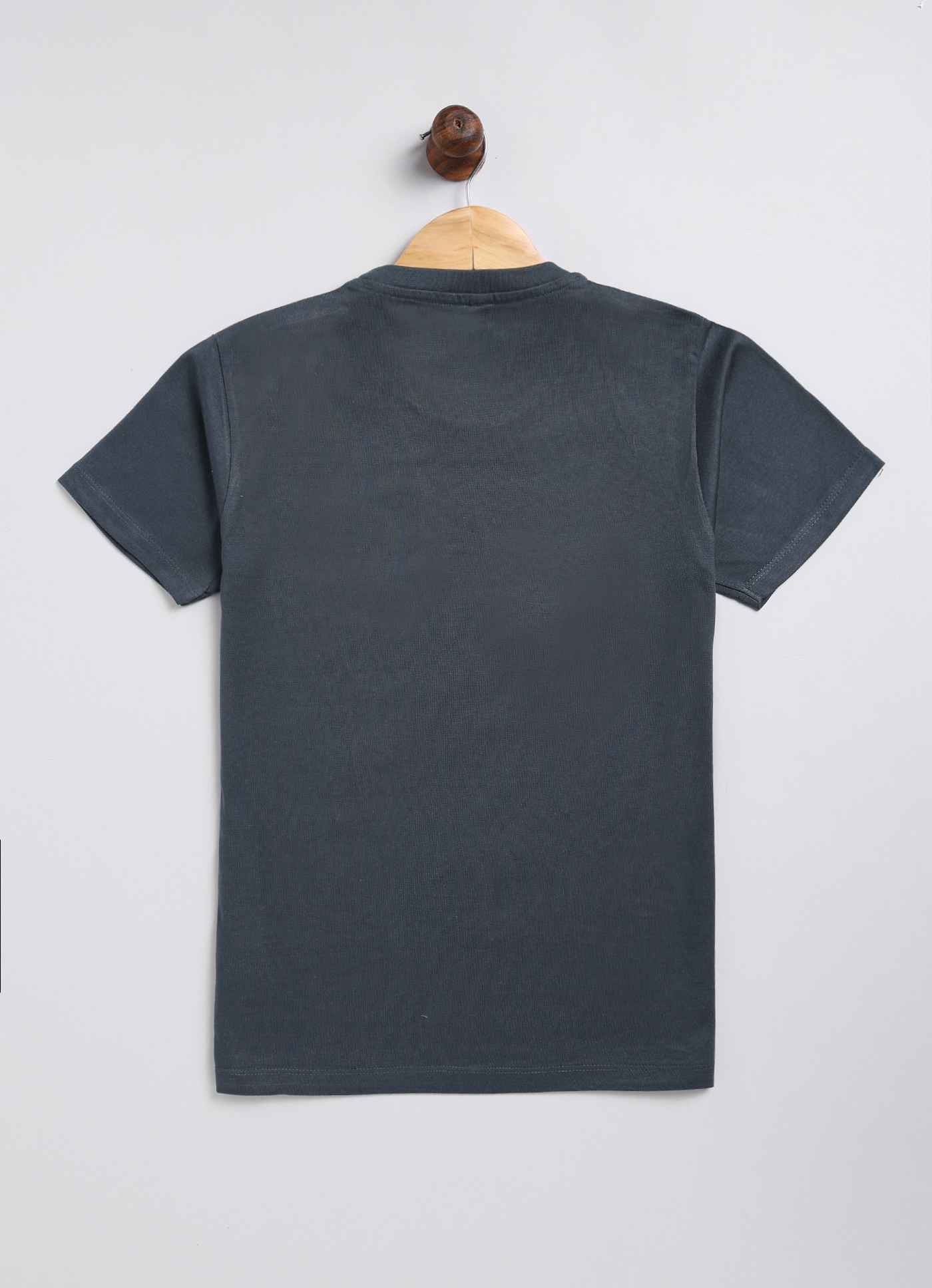 Roar Cotton Midnight Navy T-Shirt for Boys – Soft & Comfortable - ParrotCrow