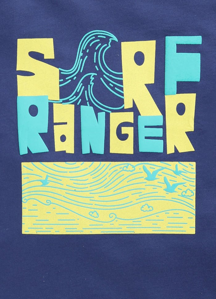 Sore Ranger Cotton Navy T-Shirt for Boys – Soft & Comfortable - ParrotCrow