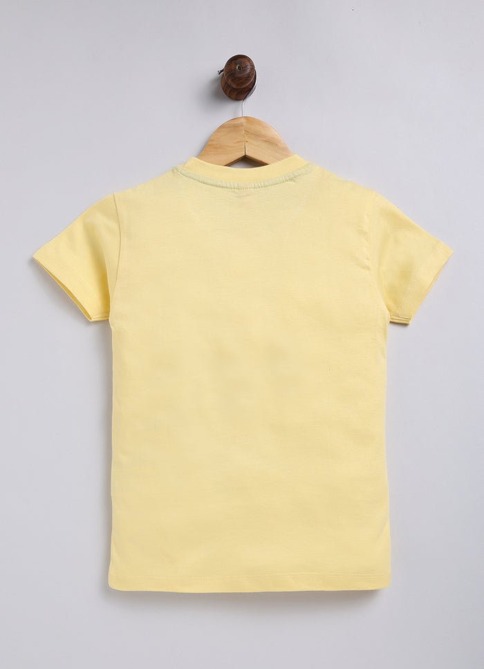 Sore Ranger Cotton Yellow T-Shirt for Boys – Soft & Comfortable - ParrotCrow
