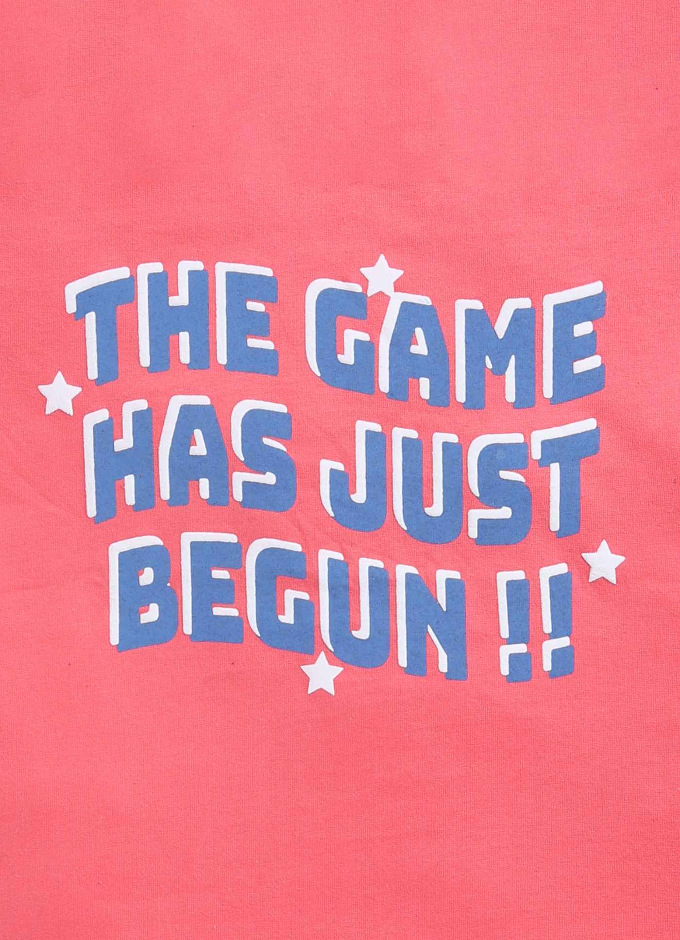 The game has just begun cotton t-shirt for boys - ParrotCrow