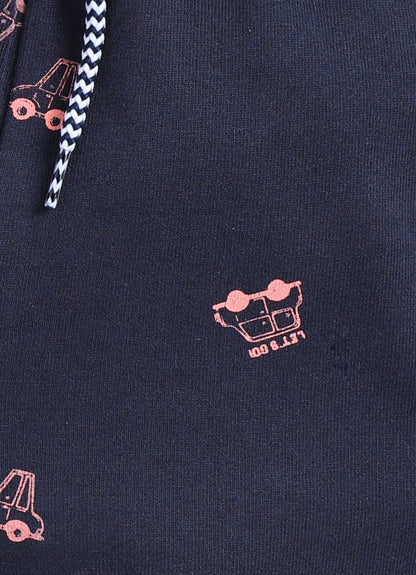 Navy Cotton Shorts for Boys – Soft & Comfortable