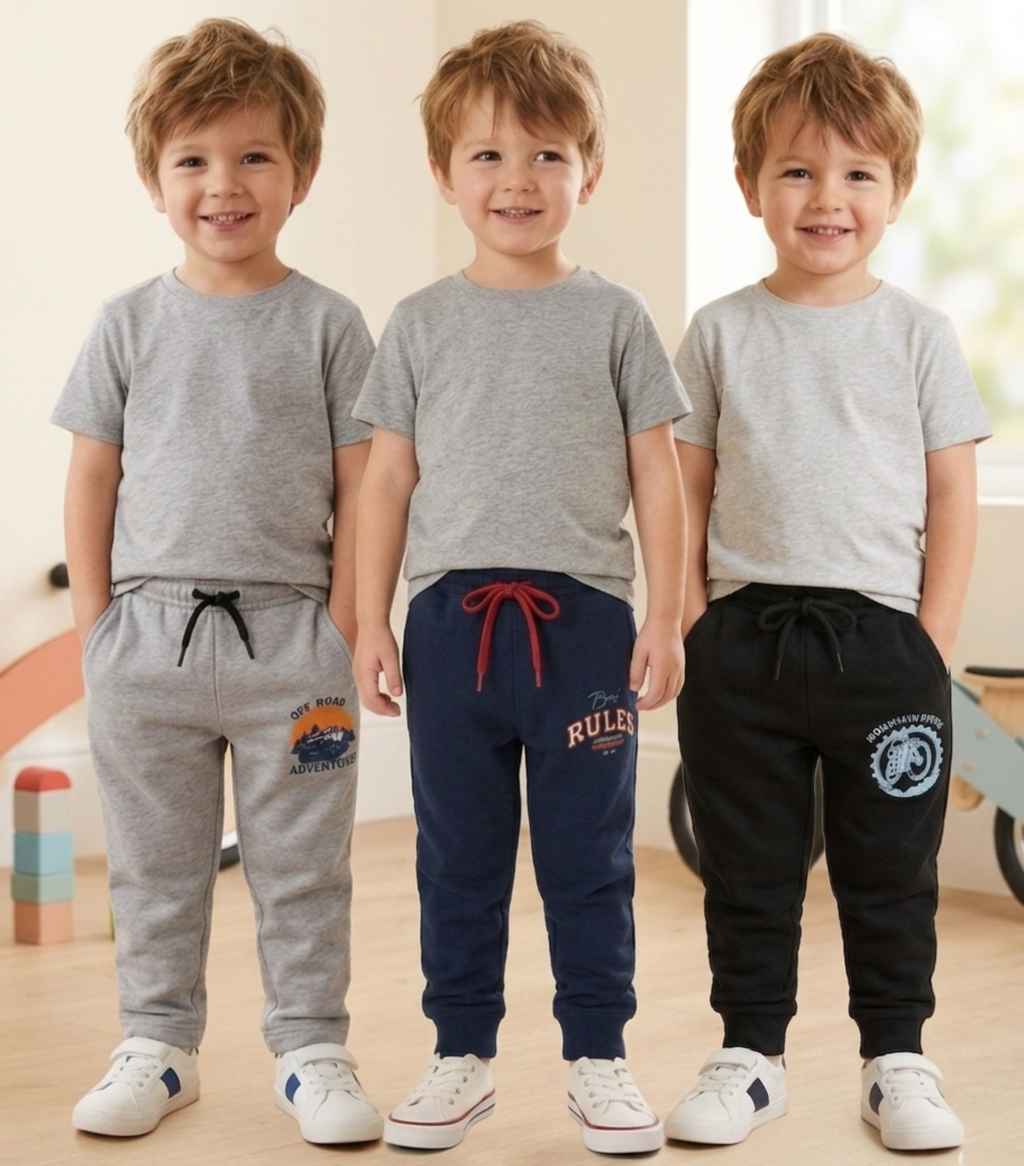 Boys Joggers – Pack of 3