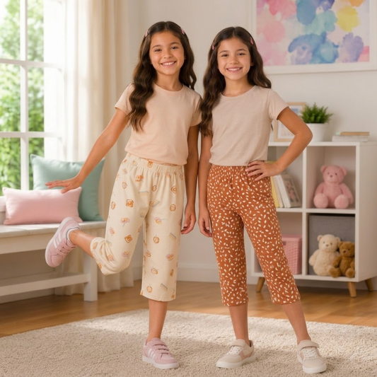 Girls Capri Pant - Pack of 2