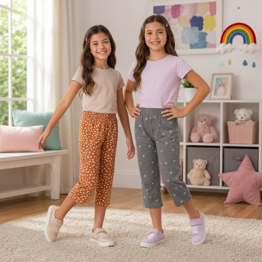 Girls Capri Pant - Pack of 2