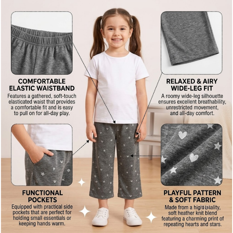 Girls Capri Pant - Pack of 2