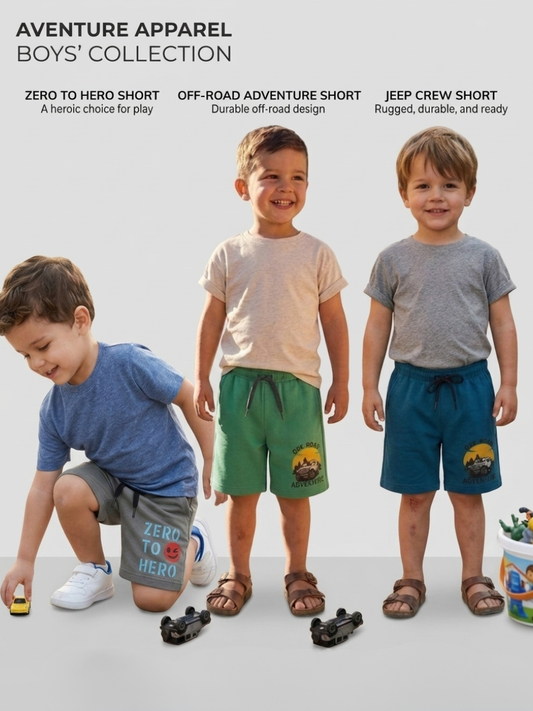 Boys Shorts – Pack of 3
