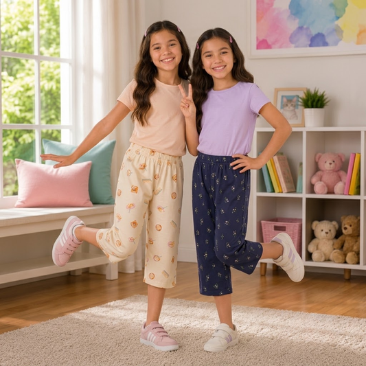 Girls Capri Pant - Pack of 2