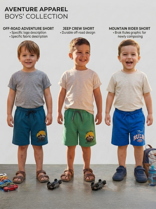 Boys Shorts – Pack of 3