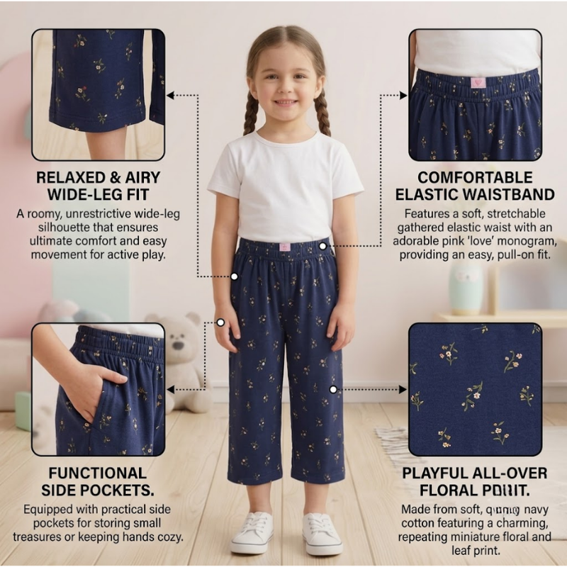 Girls Capri Pant - Pack of 2