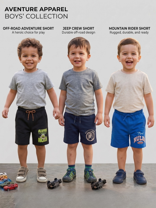 Boys Shorts – Pack of 3