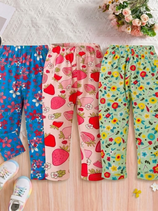 Girls Daily Wear Pant – Pack of 3