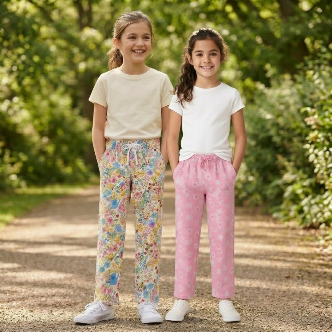 Girls Joggers - Pack of 2