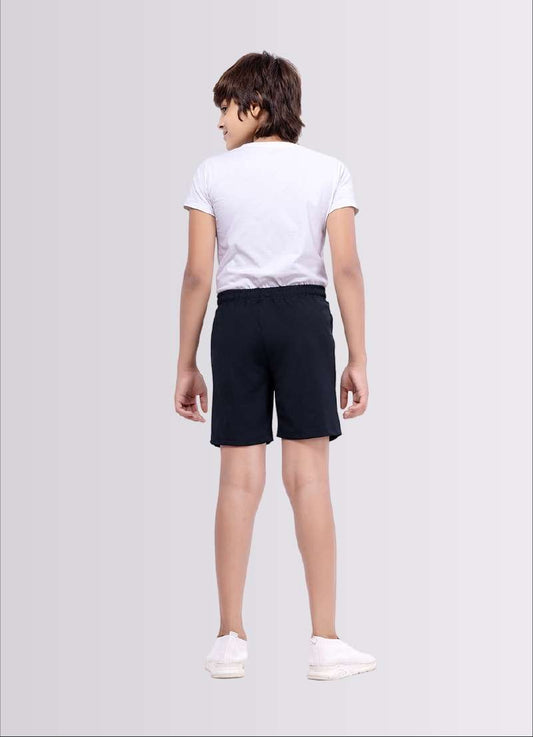 1962 Printed Dark Grey Color Polyester Lycra Shorts for Boys - ParrotCrow