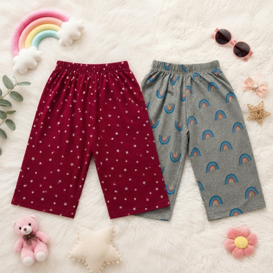 Girls Capri Pant - Pack of 2