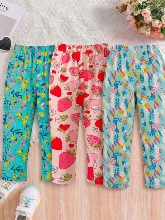 Girls Daily Wear Pant – Pack of 3