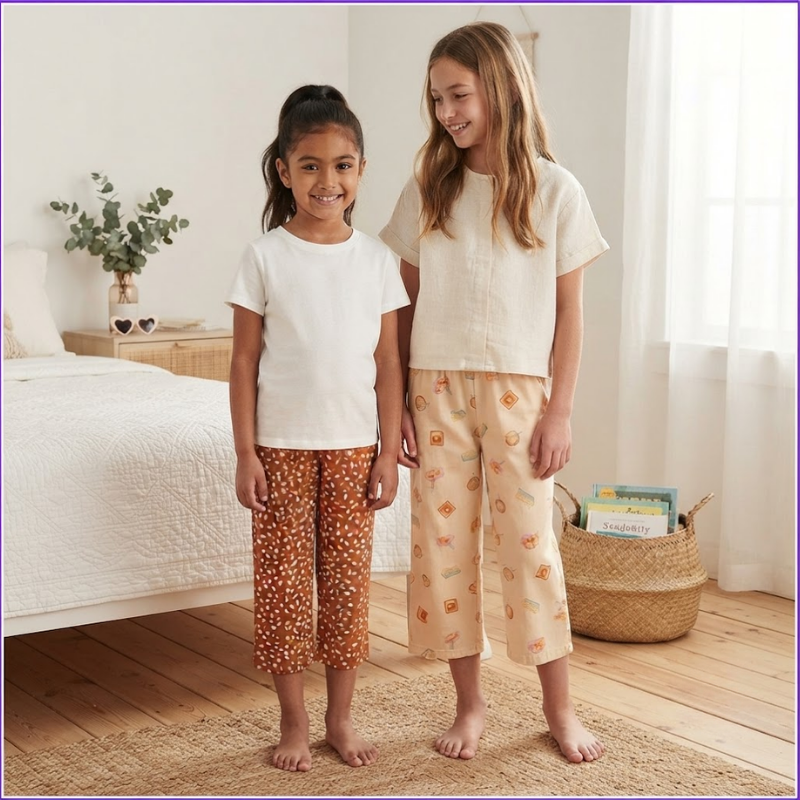 Girls Capri Pant - Pack of 2
