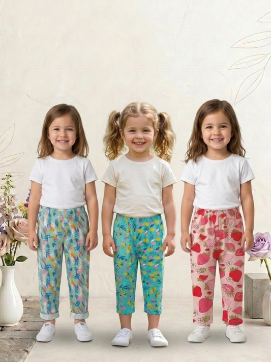Girls Daily Wear Pant – Pack of 3