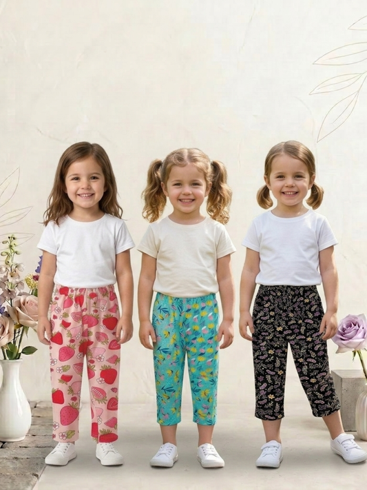Girls Daily Wear Pant – Pack of 3