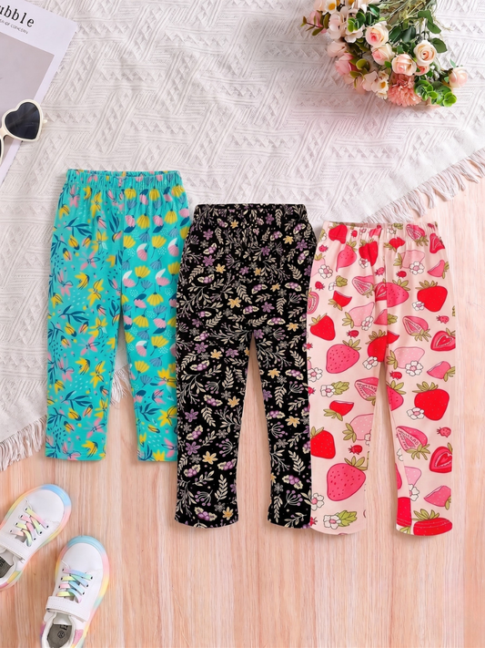 Girls Daily Wear Pant – Pack of 3