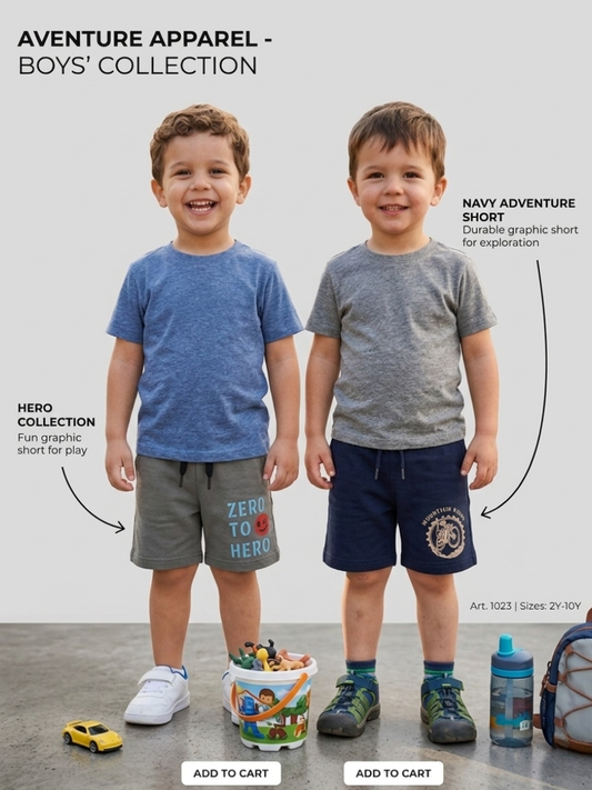 Boys Shorts – Pack of 2