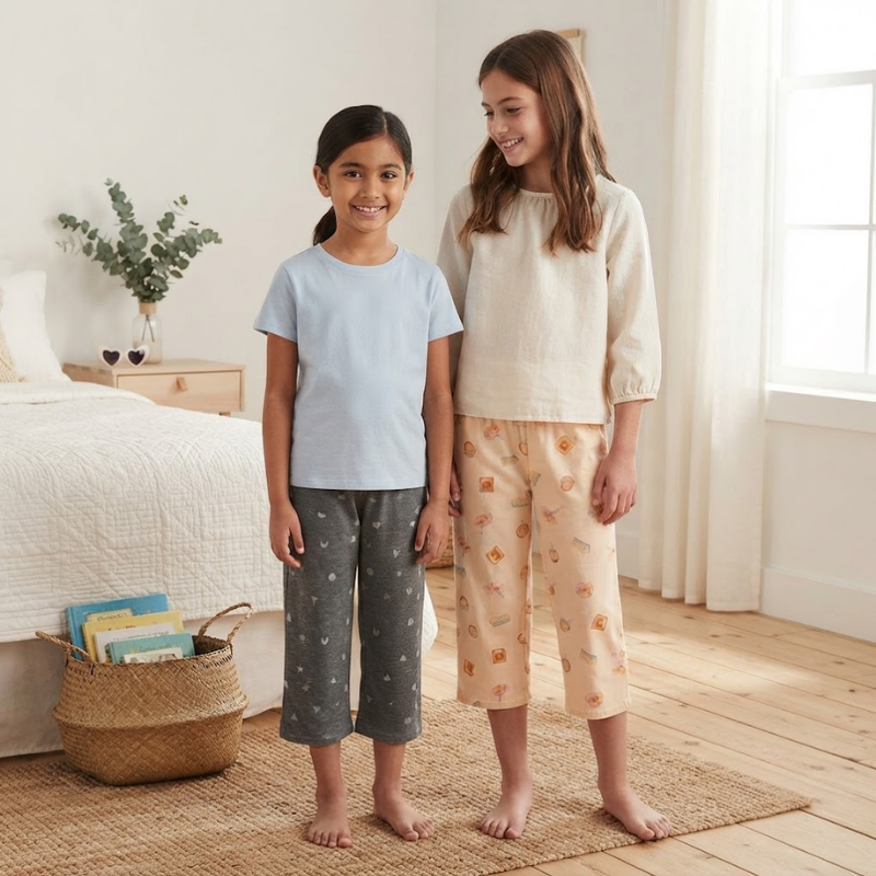 Girls Capri Pant - Pack of 2