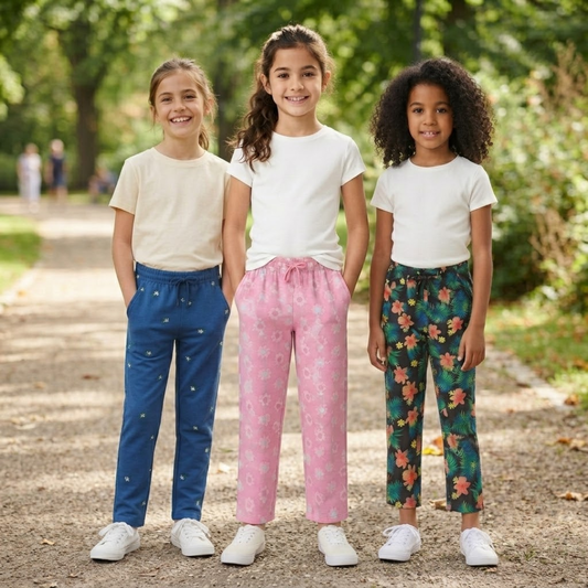 Girls Joggers - Pack of 3