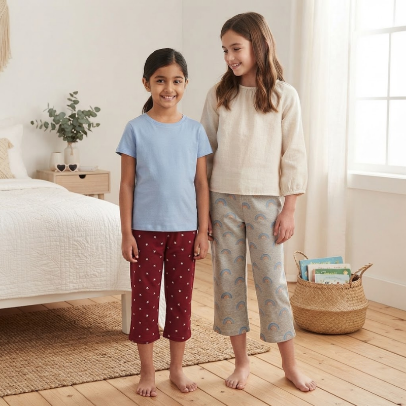 Girls Capri Pant - Pack of 2