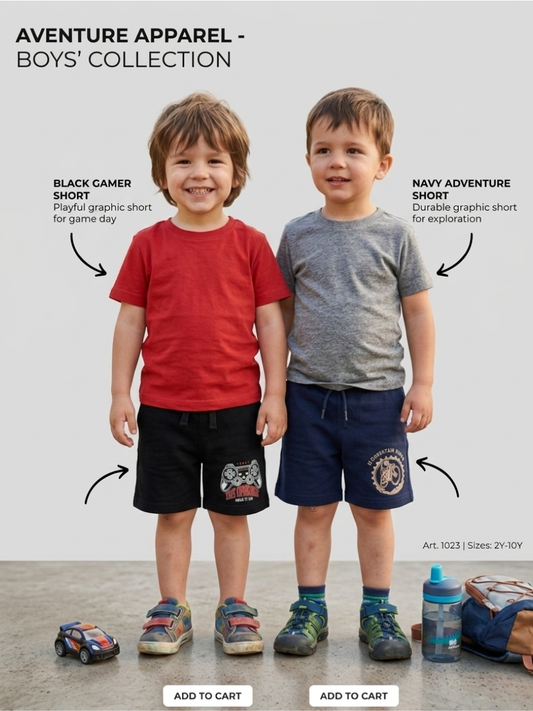 Boys Shorts – Pack of 2
