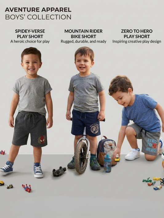Boys Shorts – Pack of 3
